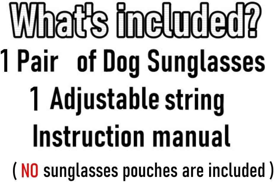 G029 Small Dog Breed up to 15lbs Cat Pet Aviator Sunglasses Glasses (Black) - 4 G029 Small Dog Breed up to 15lbs Cat Pet Aviator Sunglasses Glasses (Black) - 4