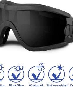 Winproof Small Dog Sunglasses with Adjustable Strap, UV Protection, Soft Goggles for Dogs' Eyes - 2