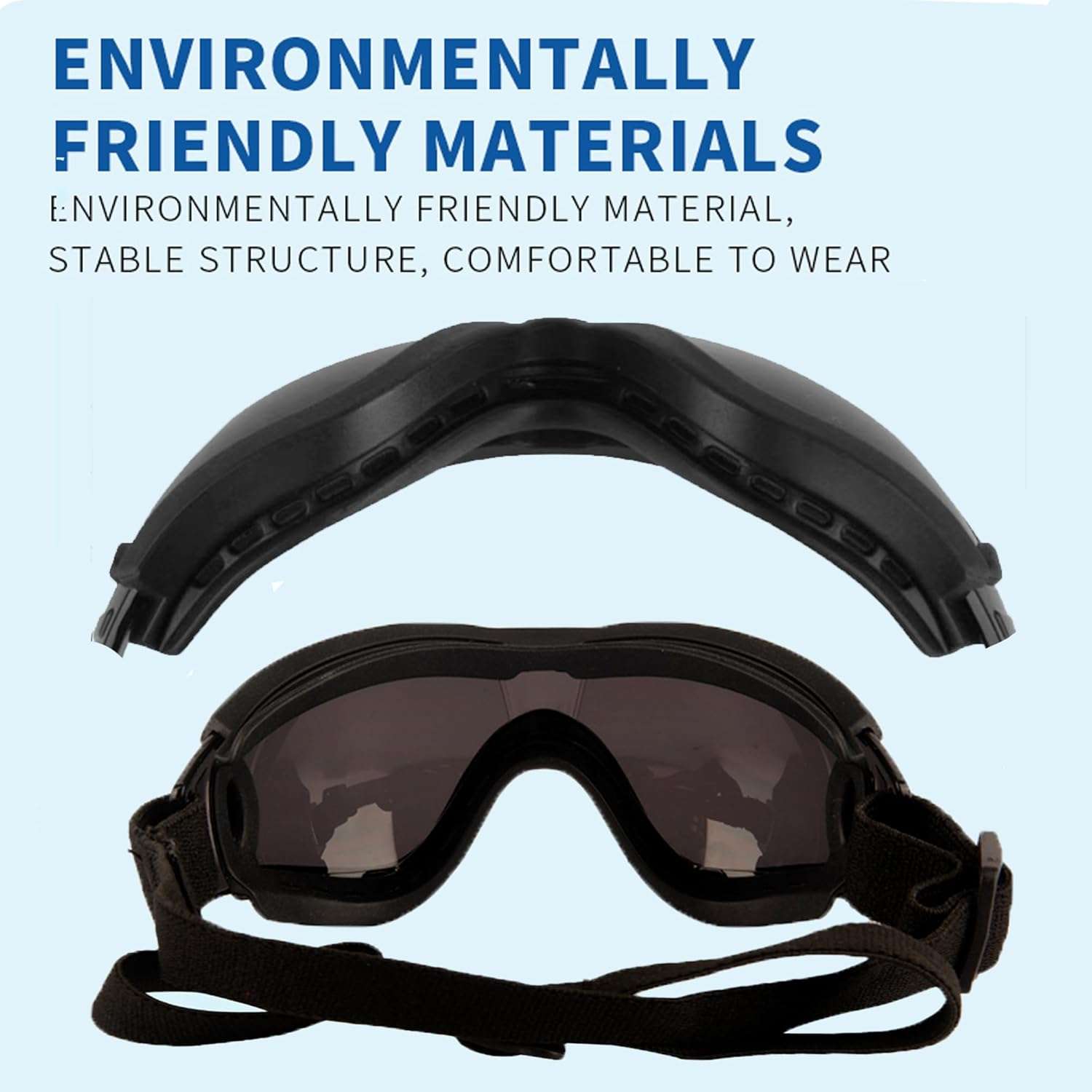 Winproof Small Dog Sunglasses with Adjustable Strap, UV Protection, Soft Goggles for Dogs' Eyes - 4