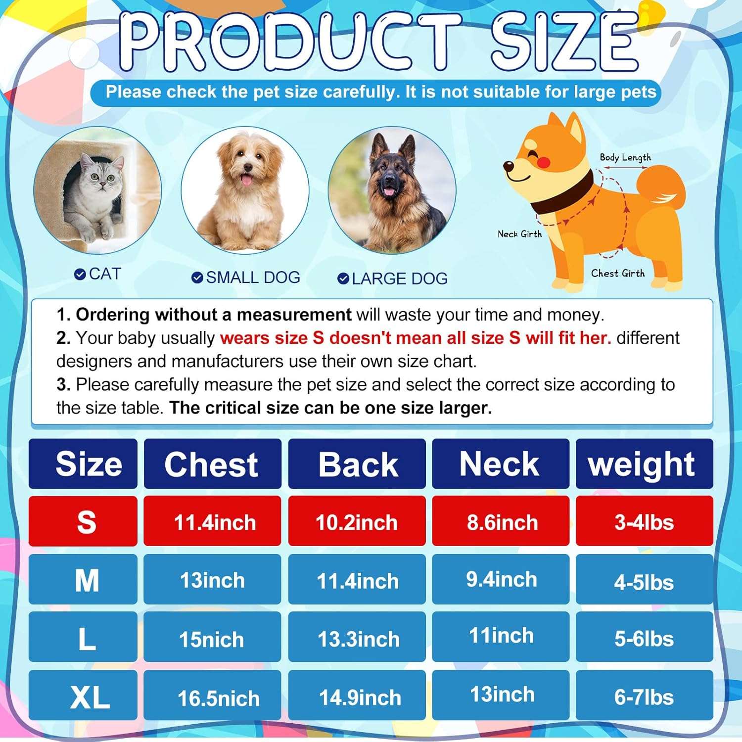 Frienda 6 Pieces Bowknot Princes Puppy Dog Dress Floral Vest Skirt Summer Pet Dress Dog Cute Rosette Sundress Apparel for Puppy Cat Pet - 2