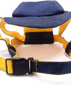 Pet Dog Outdoor Cap Cool Denim Hat - Summer Sun Protection Cap for Dog Doggy (Small) - 4