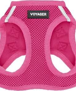 Best Pet Supplies Voyager Step-in Air Dog Harness - All Weather Mesh, Reflective, No Pull Harness for Small, Medium Dogs, Cats - Secure with Hook & Loop Fastener, Buckle, Double D-Rings - 1