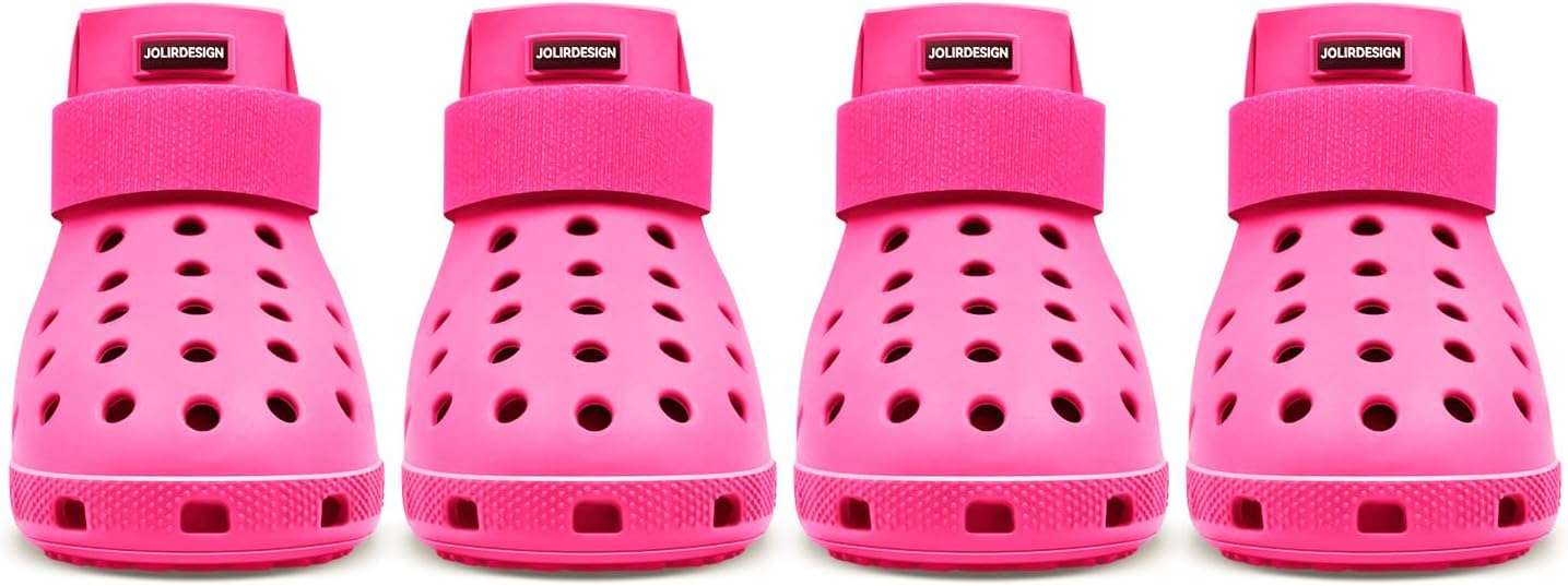 Dog Shoes for Hot Pavement - Dog Shoe for Small & Medium & Large Dogs, Dog Boots Paw Protectors, Easy ON & Off, Non-Slip, Waterproof, Easy-Clean Dog Booties for Beach and Snow - 1
