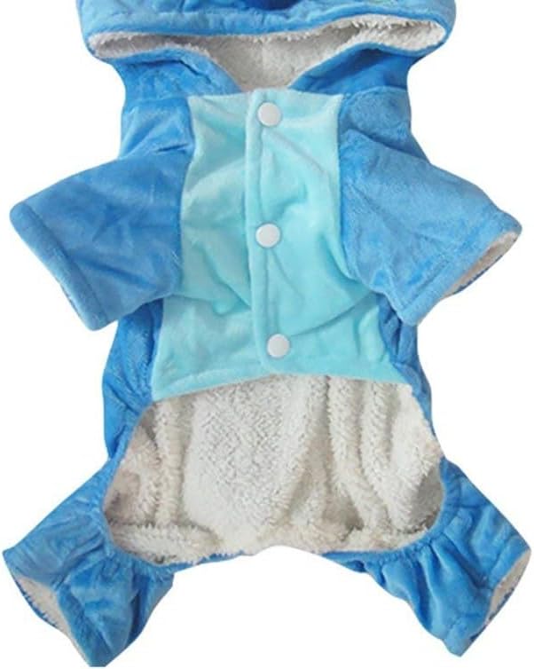 Fashion Dog Costumes, Pet Outfit, Pet Pajamas Clothes Warm Hoodie Coat for Any Party Halloween Christmas - 5