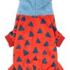 Fitwarm Hilarious Eyes Halloween Dog Monster Costume, Funny Costumes for Small Dogs Boy Girl, Pet Outfit, Red, Blue, Light Sea Green, XS - 1