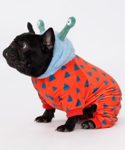Fitwarm Hilarious Eyes Halloween Dog Monster Costume, Funny Costumes for Small Dogs Boy Girl, Pet Outfit, Red, Blue, Light Sea Green, XS - 2