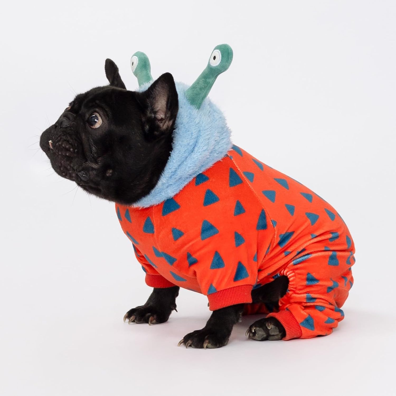 Fitwarm Hilarious Eyes Halloween Dog Monster Costume, Funny Costumes for Small Dogs Boy Girl, Pet Outfit, Red, Blue, Light Sea Green, XS - 2