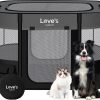 Love's cabin Pet Puppy Dog Playpen, Small Dog Tent Crates Cage Indoor-Outdoor, Portable Exercise Playpen for Cat, Foldable Pop Up Dog Kennel Playpen with Carring Case - 1