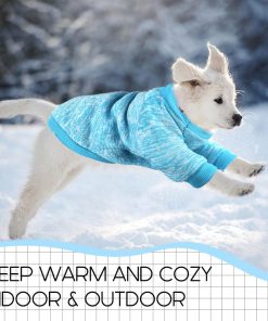 3 Pack Dog Sweaters for Small Dogs Girl Boy Winter Fleece Clothes Warm Soft Dog Sweatshirt Outfit for Dogs Cats Pet Apparel - 5