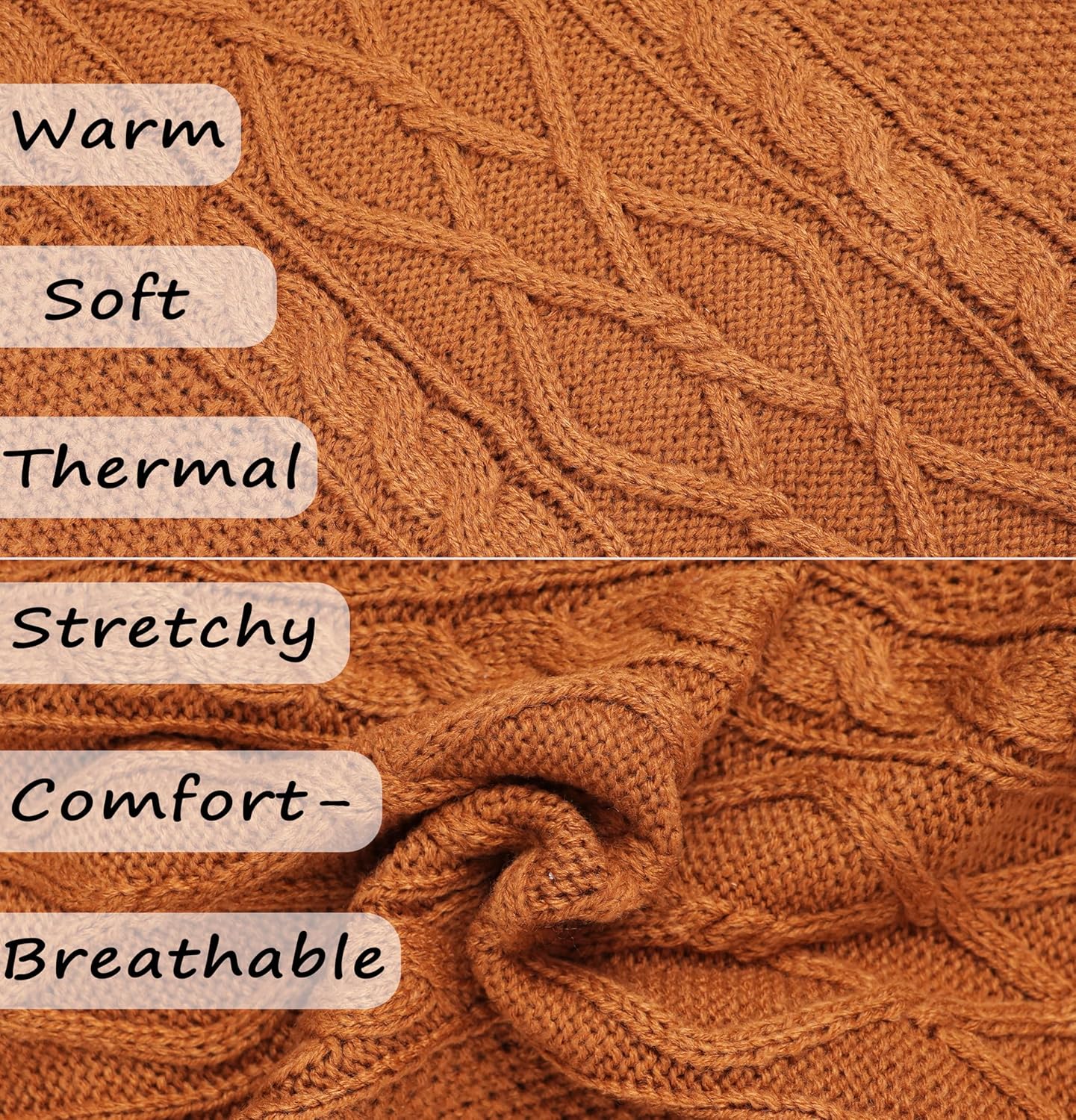 Dog Sweaters for Small Dogs Winter Dog Clothes for Chihuahua Yorkie Warm Puppy Sweater Knitted Pet Clothes Cute Doggy Cat Outfit for Thanksgiving - 3