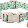 ARING PET Easter Dog Collar-Cute Easter Eggs Dog Collar, Adjustable Rabbit&Carrot Print Pet Collars Puppy Collar with Quick Release Buckle for Girl&Boy Dogs - 1