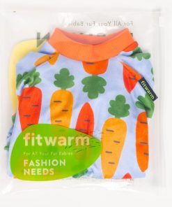 Fitwarm Carrot Dog Flecce Pajamas, Funny Easter Outfit for Small Dogs Boy Girl, Cute Pet Clothes, Blue, Orange, Red, Green, XS - 8