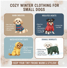 Winter Clothing Ideas for Small Dog