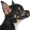 Mayerzon Dog Muzzle, Soft Mesh Muzzles for Small Medium Large Dogs Chihuahua Poodle Husky Labrador Retriever, Breathable Dog Mouth Guard for Biting Chewing Grooming, Allow Panting Drinking - 1