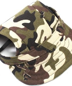 Dog Sports Hat Pet Canvas Hat Sports Baseball Oxford Fabric Hat with Ear Holes for Small, Extra Small Dog Teddy, Pug, Chihuahua, Shih Tzu, Yorkshire Terriers, Papillon Camouflage S - 1